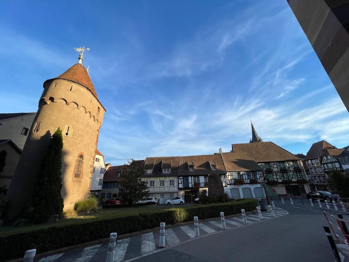 Le Beffroi Apartment Obernai Bagian luar foto